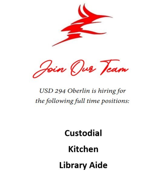 Now Hiring Join our team Custodial Kitchen Library Aide